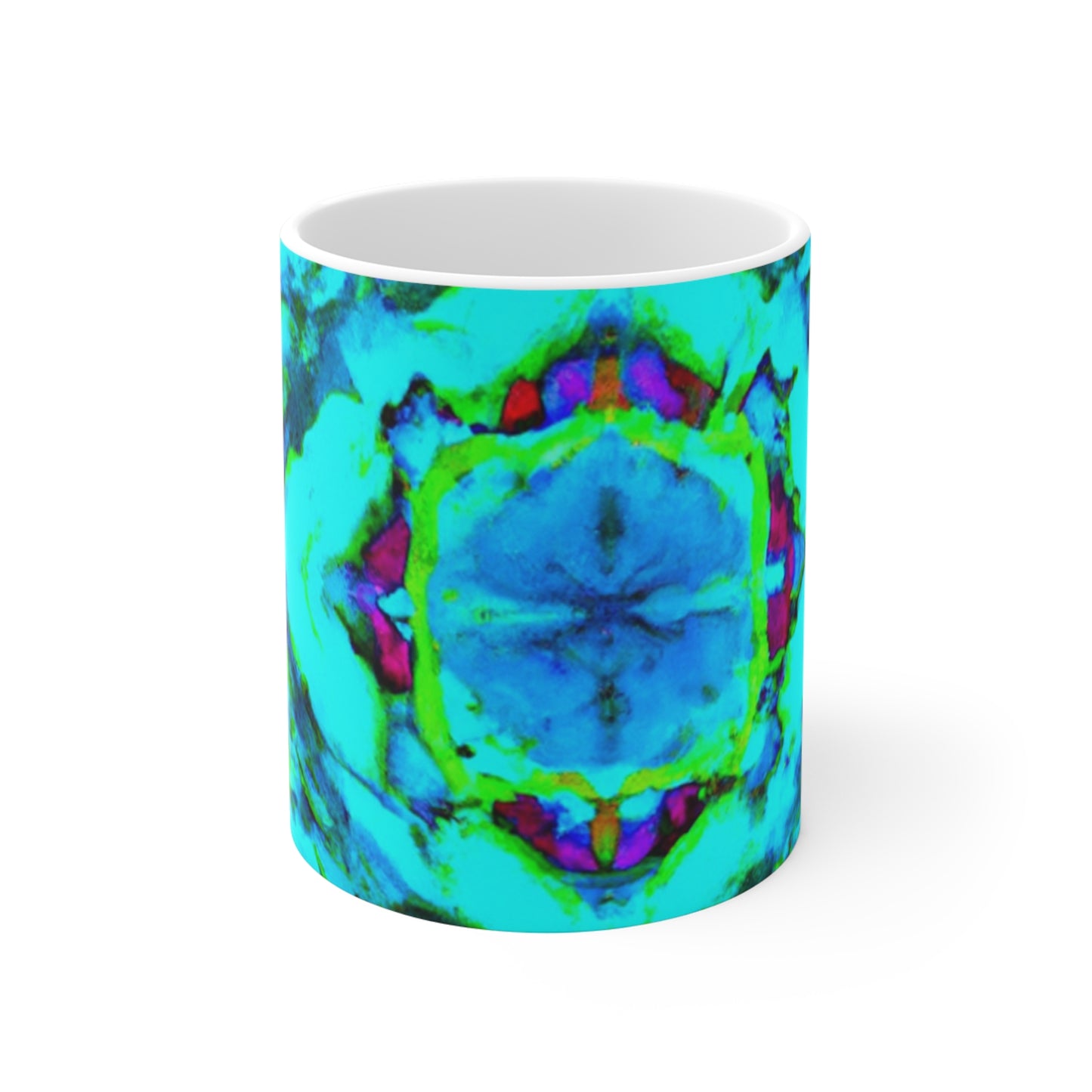 Geneva's Gourmet Coffee - Psychedelic Coffee Cup Mug 11 Ounce