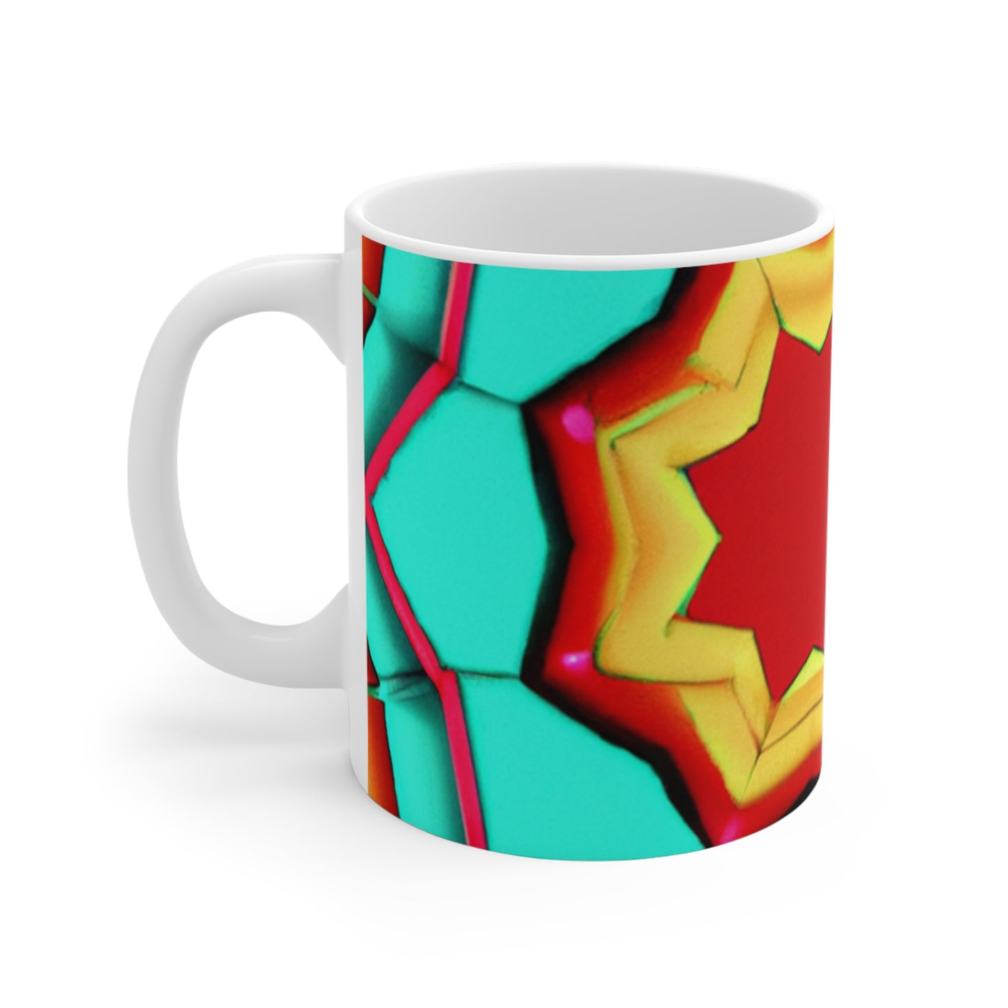 Hazel's Hot Java - Psychedelic Coffee Cup Mug 11 Ounce