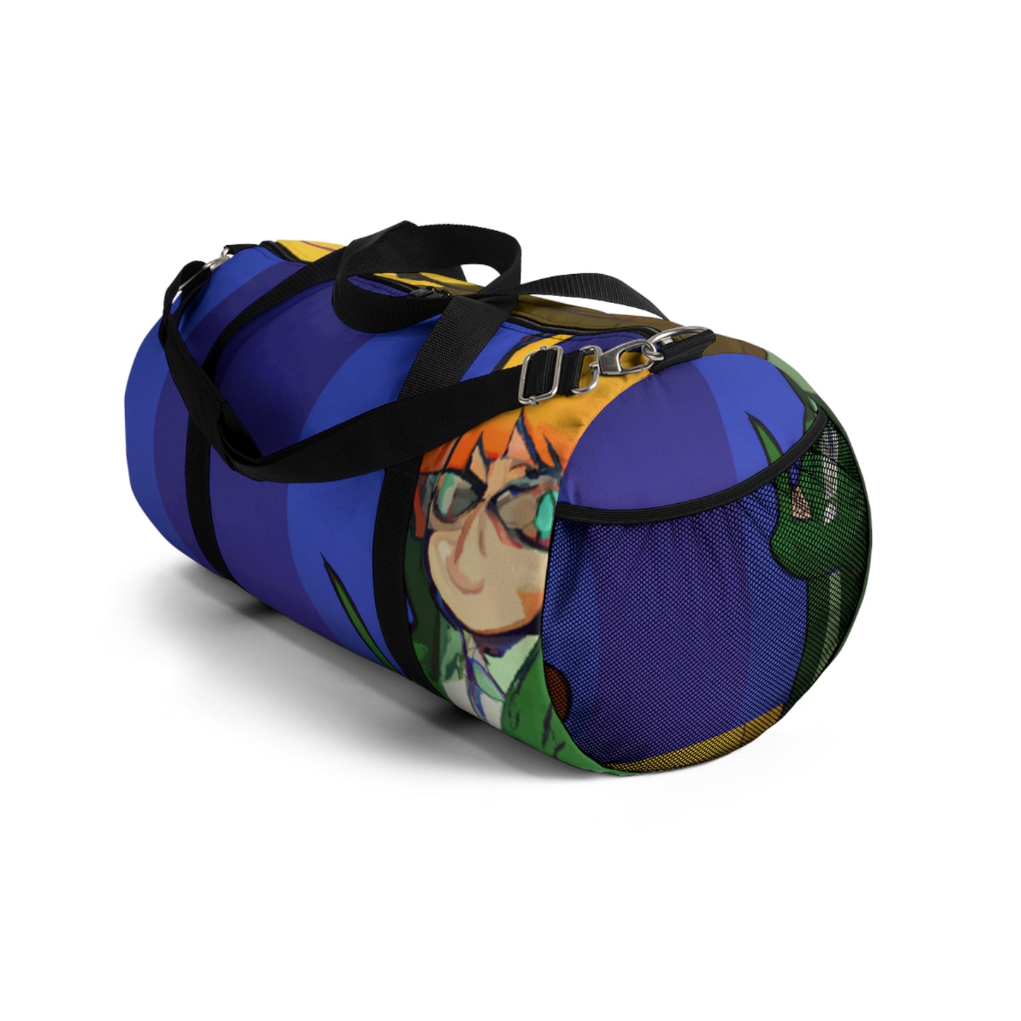 Madam Oscarella, Luxury Leathersmith of the 19th Century - Comic Book Duffel Bag