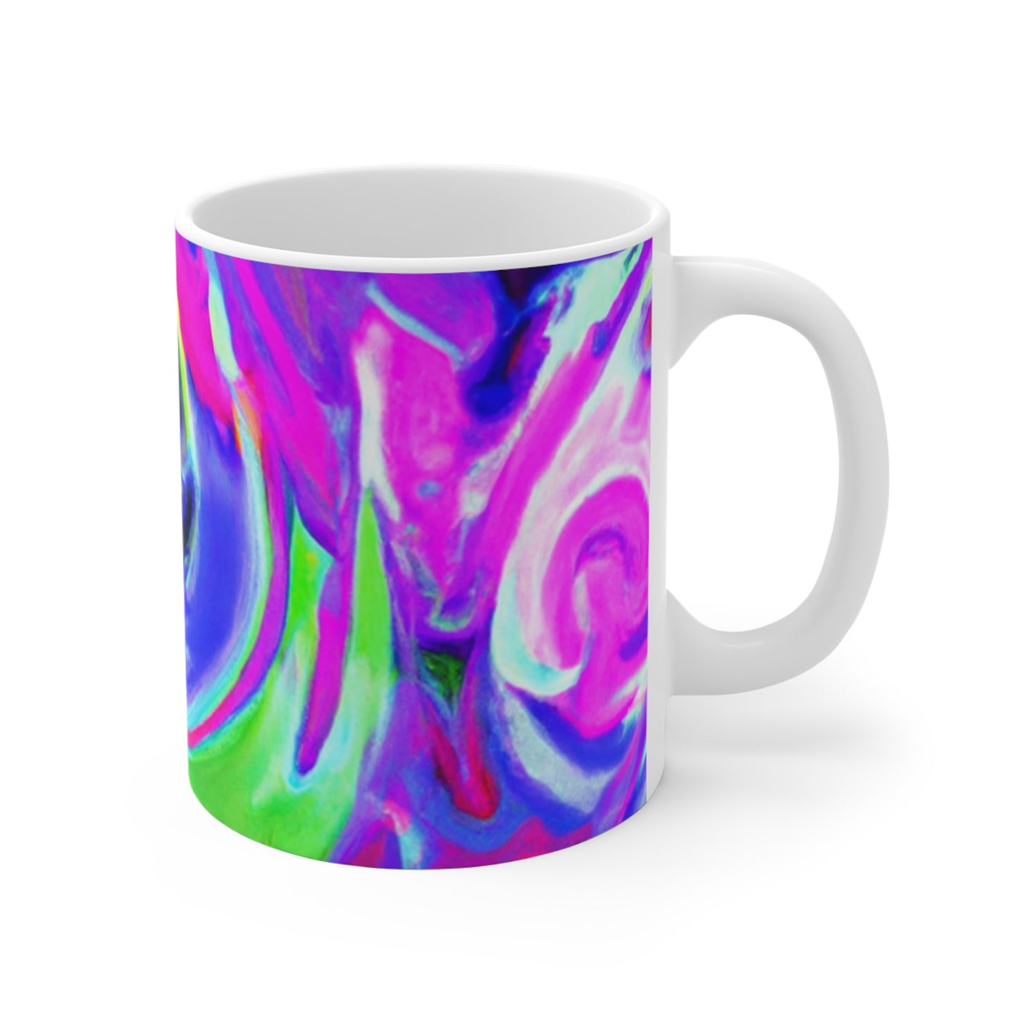 Sunnyside Brand Coffee - Psychedelic Coffee Cup Mug 11 Ounce