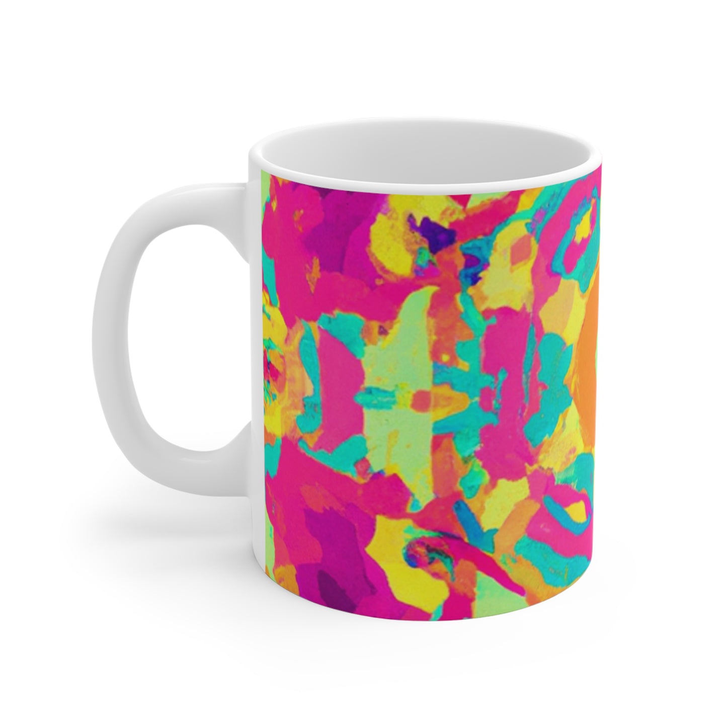 Della's Delightful Coffee - Psychedelic Coffee Cup Mug 11 Ounce