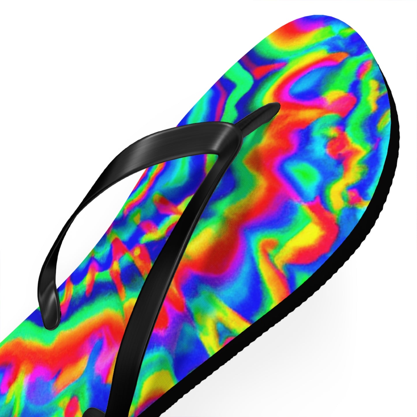 Annie Bootmaker - Psychedelic Trippy Flip Flop Beach Sandals