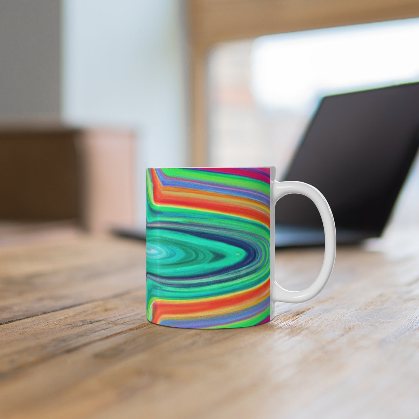 Reuben Roasters - Psychedelic Coffee Cup Mug 11 Ounce