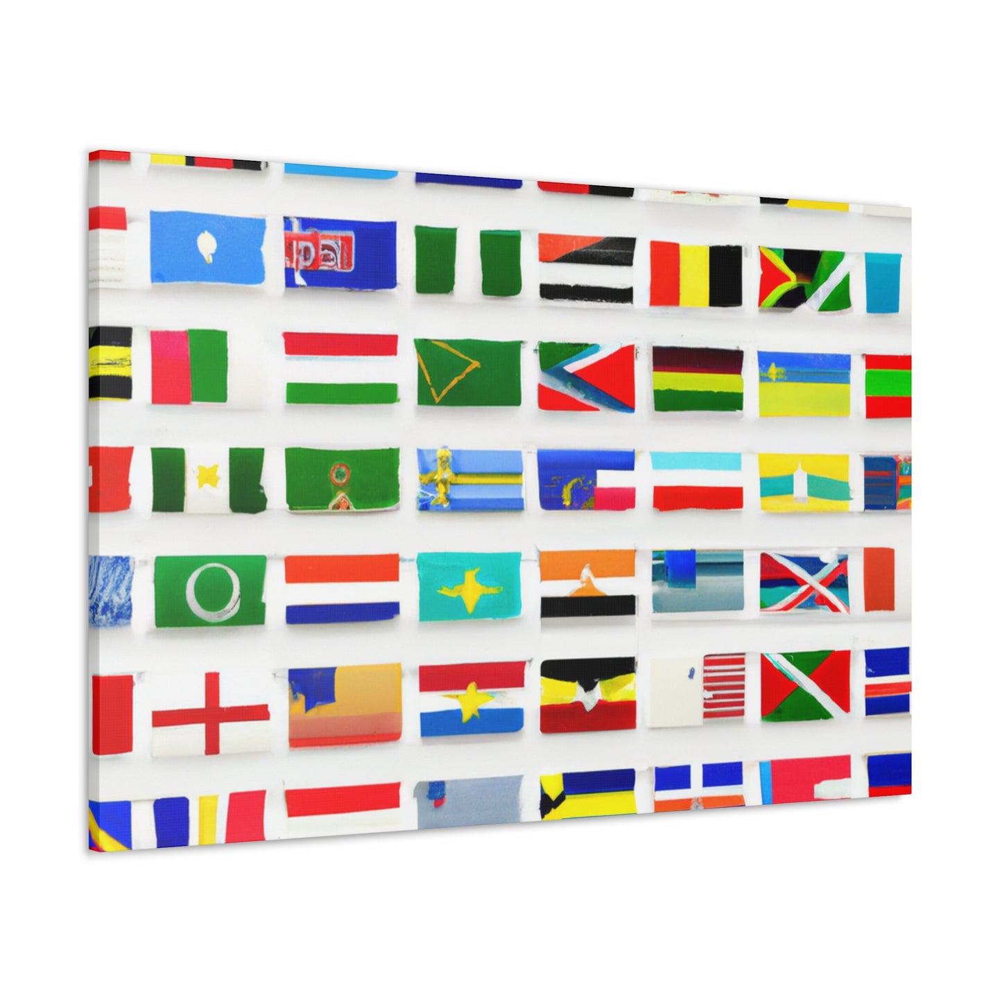 .

Richard Highfield - Flags Of The World Canvas Wall Art