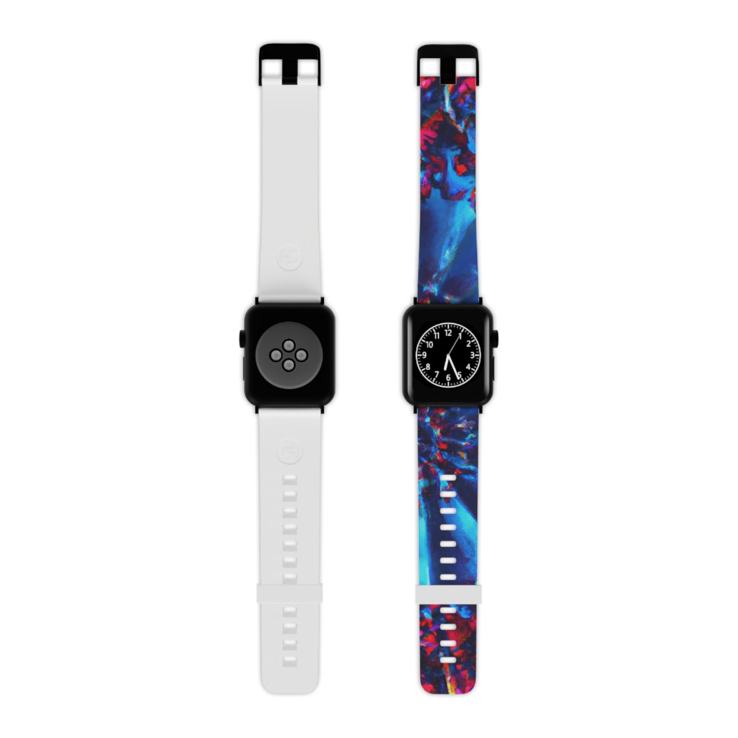 Hermann Schwarzmueller - Trippy Hippy Boho Psychedelic Apple Wrist Watch Band