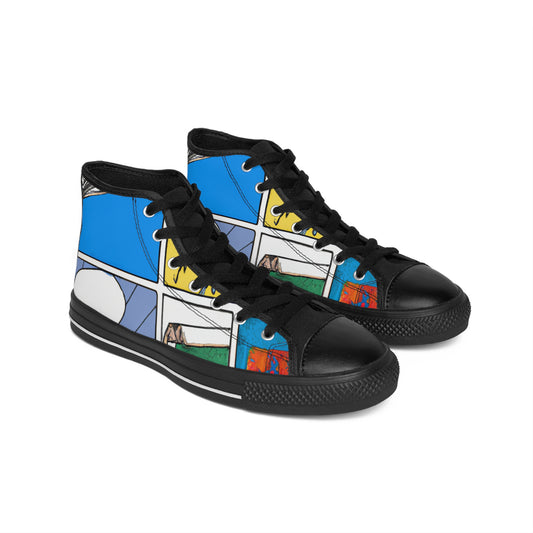 Nariko the Shoemaker - Comic Book Hi Tops