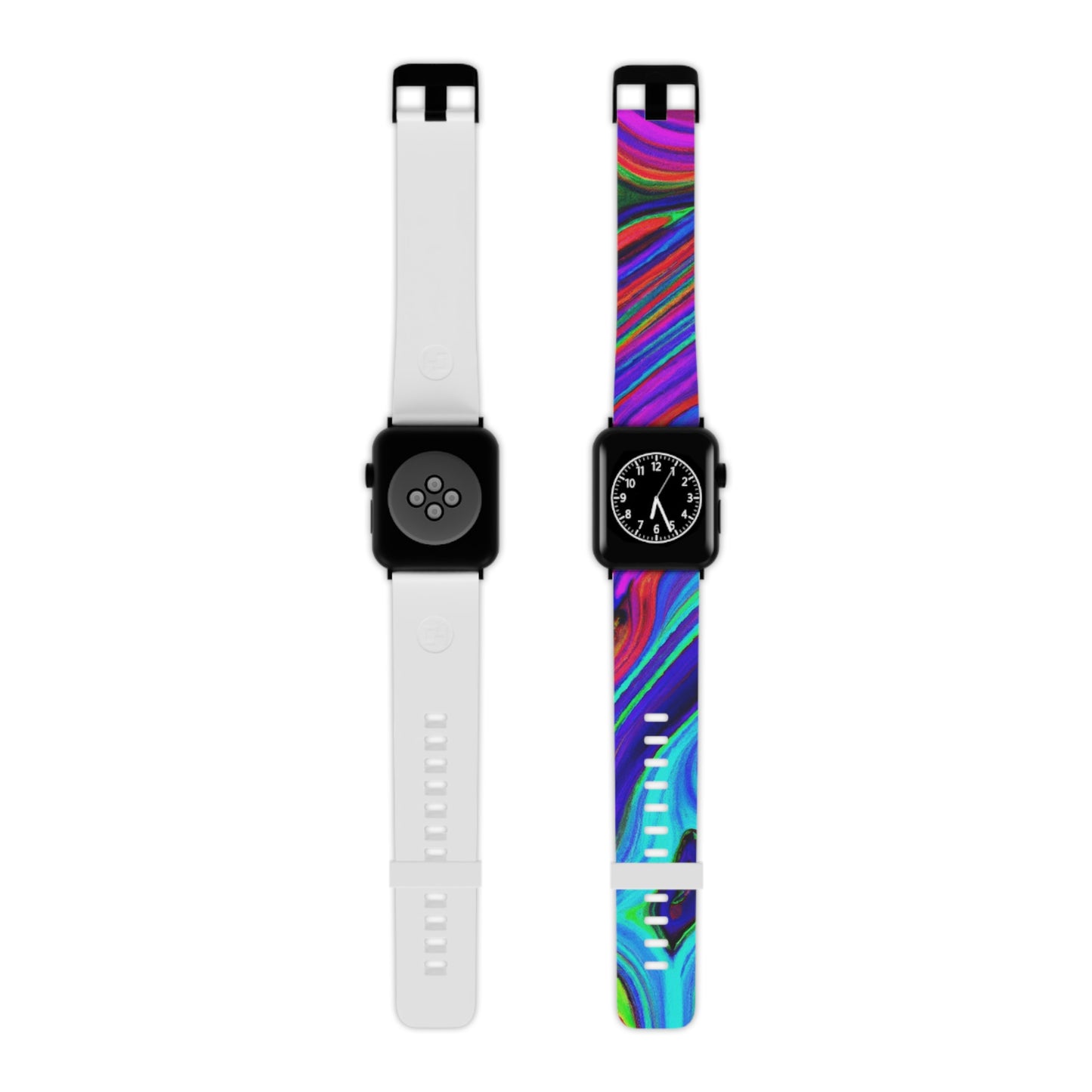 Augustus Swofford - Trippy Hippy Boho Psychedelic Apple Wrist Watch Band