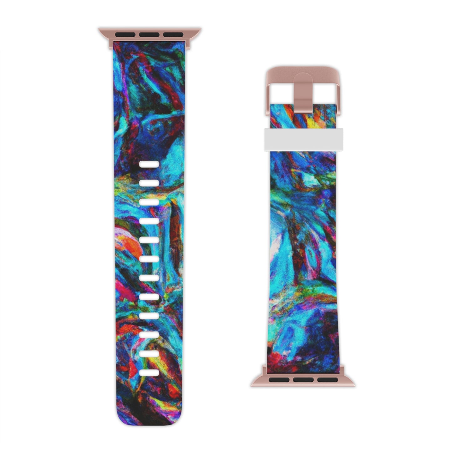 Hettie Chilton - Trippy Hippy Boho Psychedelic Apple Wrist Watch Band