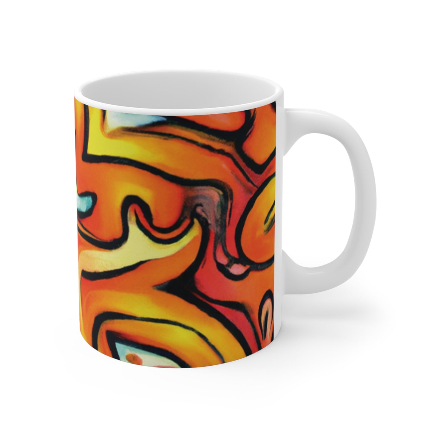 Caffé Aprilia - Psychedelic Coffee Cup Mug 11 Ounce