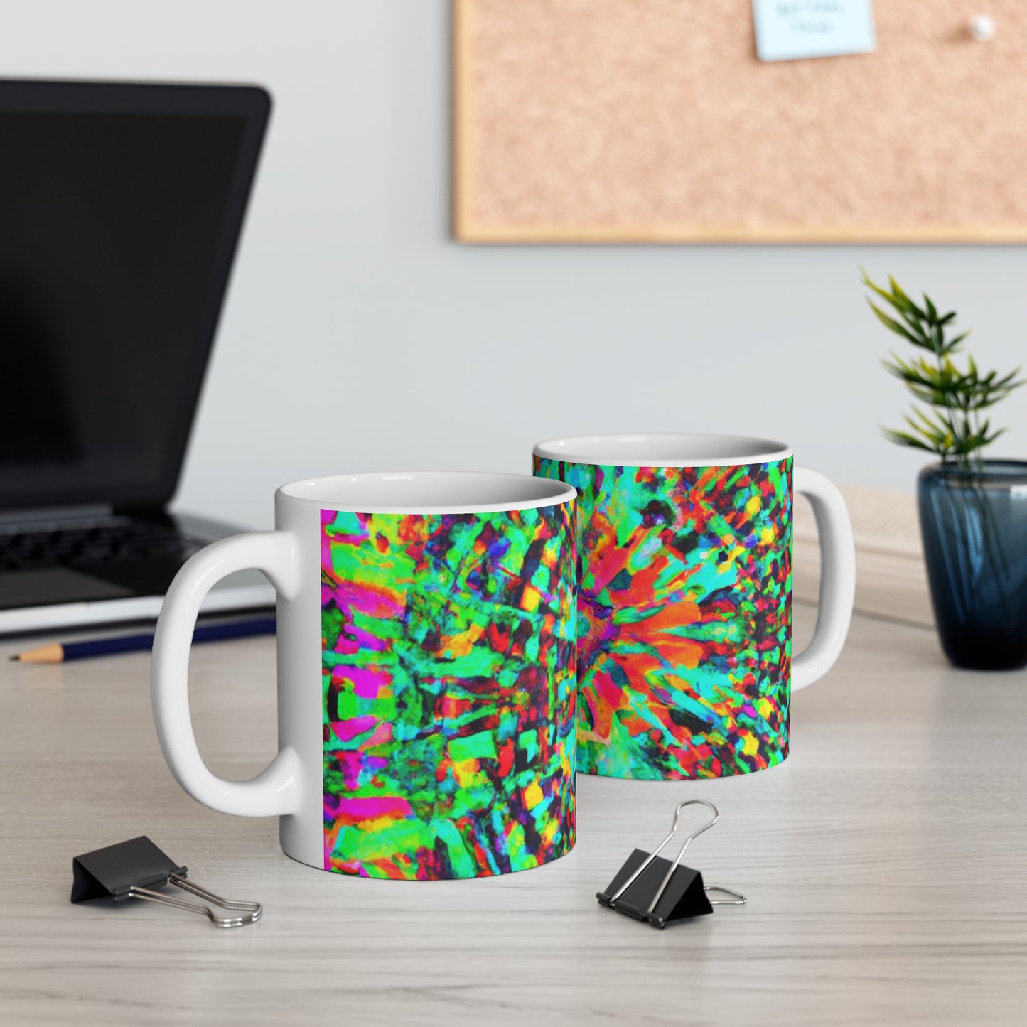 Cup of Joanna's Java - Psychedelic Coffee Cup Mug 11 Ounce