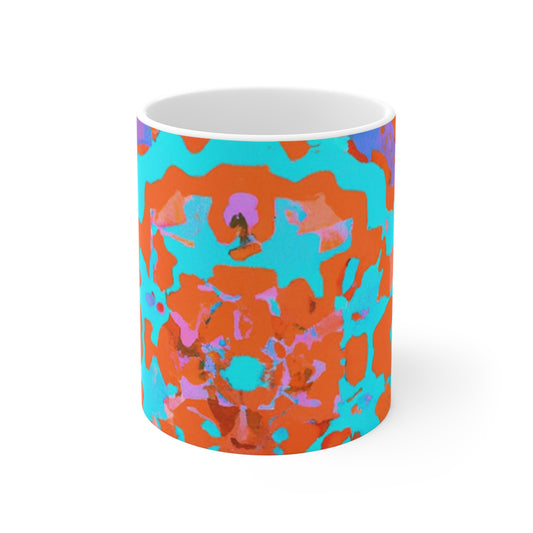 Winston Java. - Psychedelic Coffee Cup Mug 11 Ounce