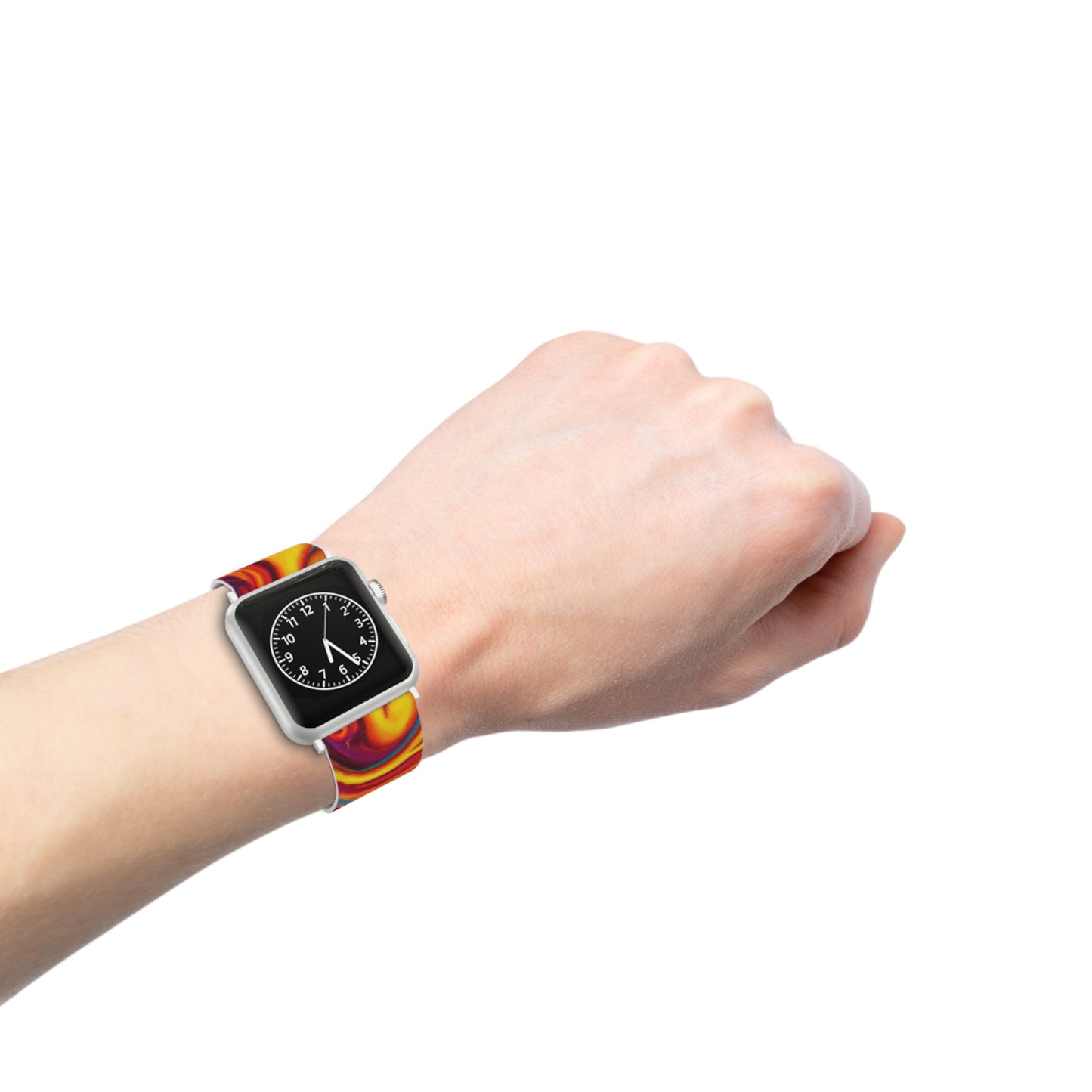 William Warrington - Trippy Hippy Boho Psychedelic Apple Wrist Watch Band