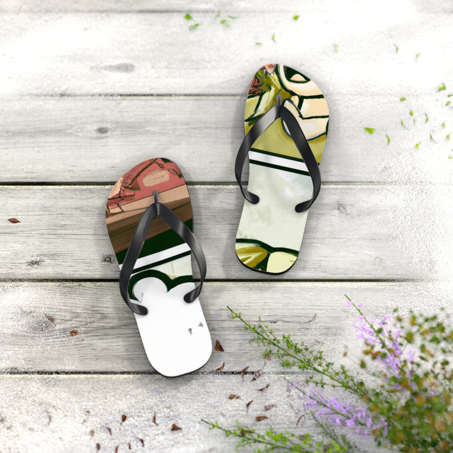 Erica Torchlight - Comics Collector Flip Flop Beach Sandals