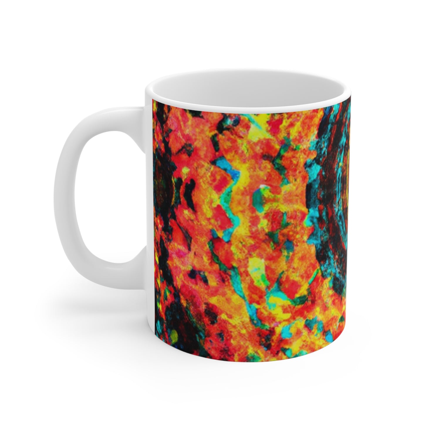 Aurora's Coffee Roasters - Psychedelic Coffee Cup Mug 11 Ounce