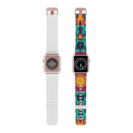 Augustus Von Sanginetti - Trippy Hippy Boho Psychedelic Apple Wrist Watch Band