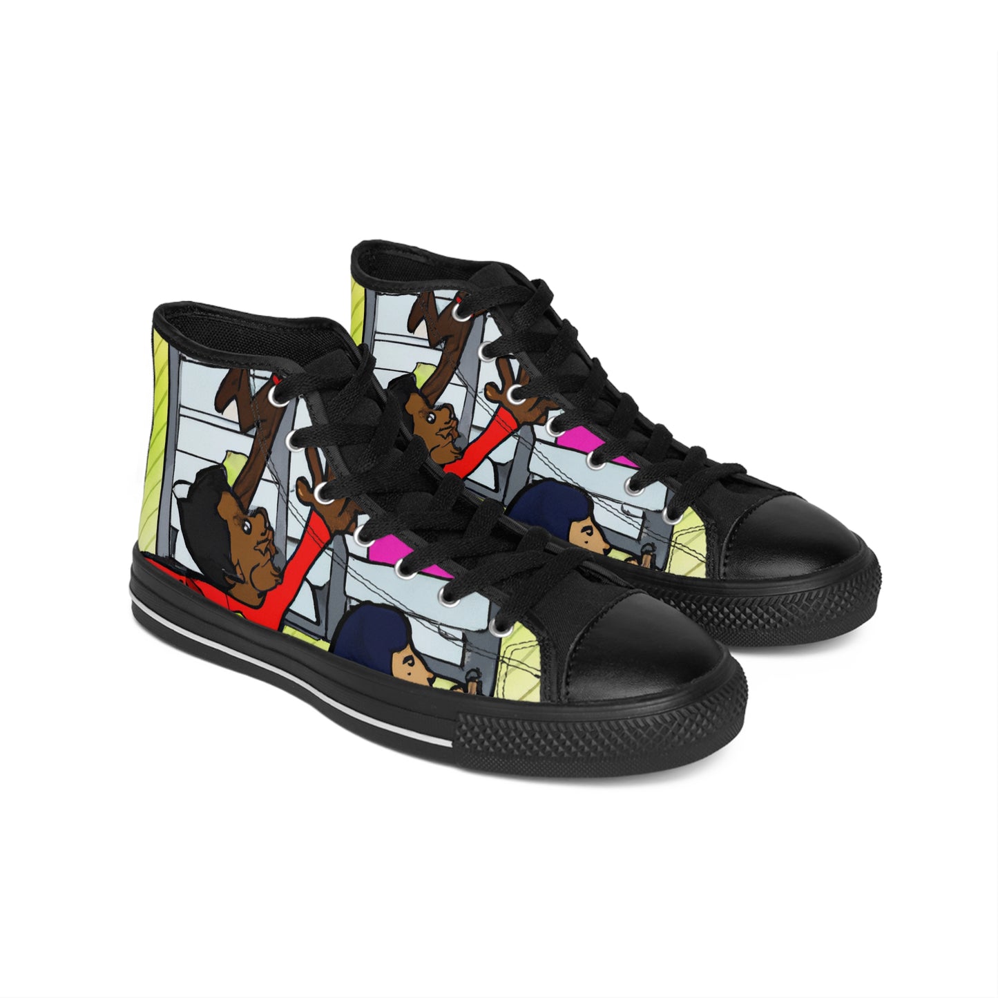 .

Aldwyn the Artisan Shoemaker - Comic Book Hi Tops