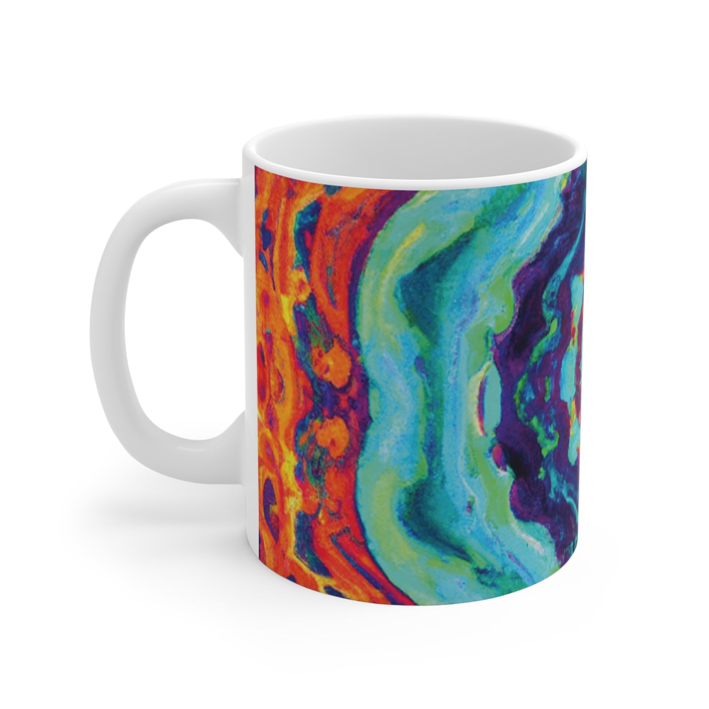 Ava's Finest Coffees - Psychedelic Coffee Cup Mug 11 Ounce