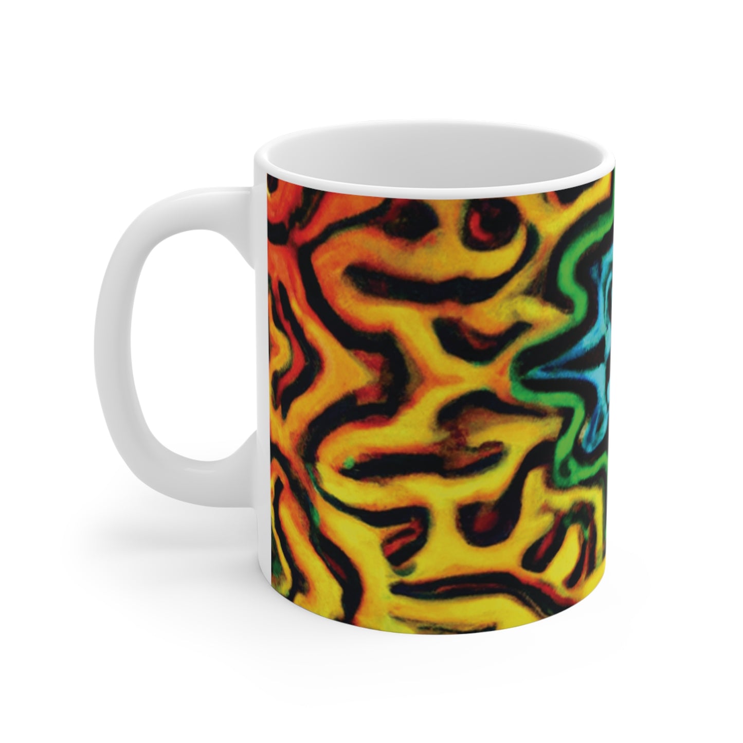 Alton's Aromatic Antidotes - Psychedelic Coffee Cup Mug 11 Ounce