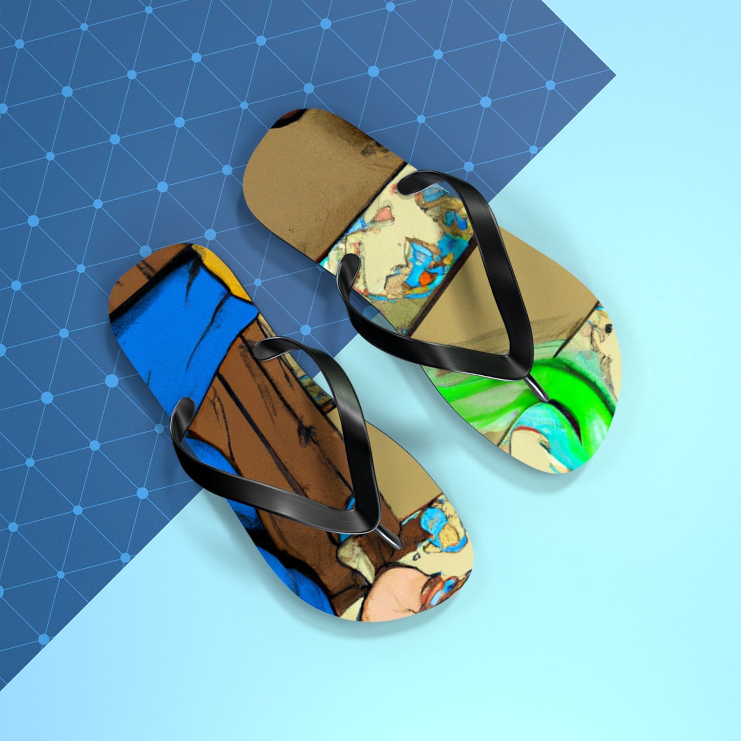 Skylord Supreme - Comics Collector Flip Flop Beach Sandals