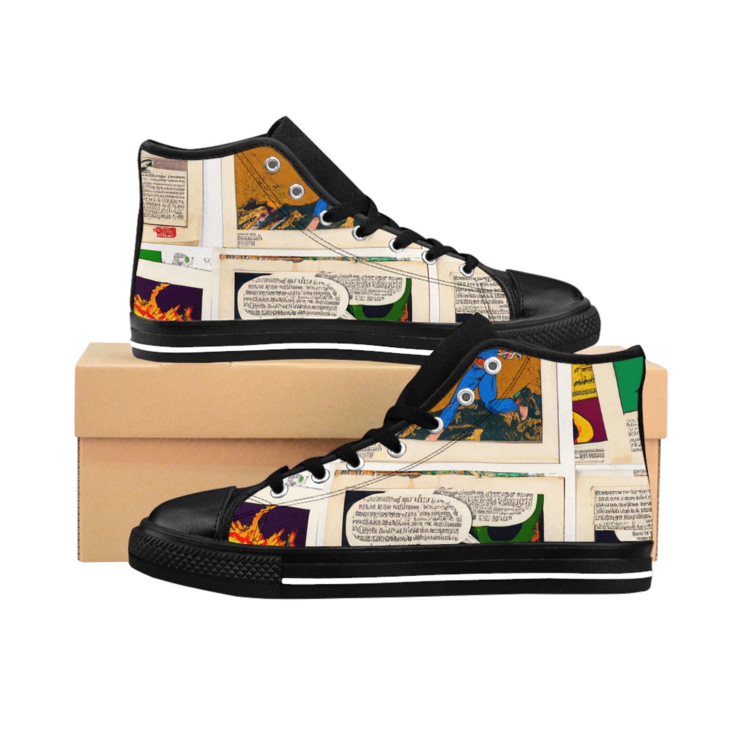 .

Eustice de Foote - Comic Book Hi Tops