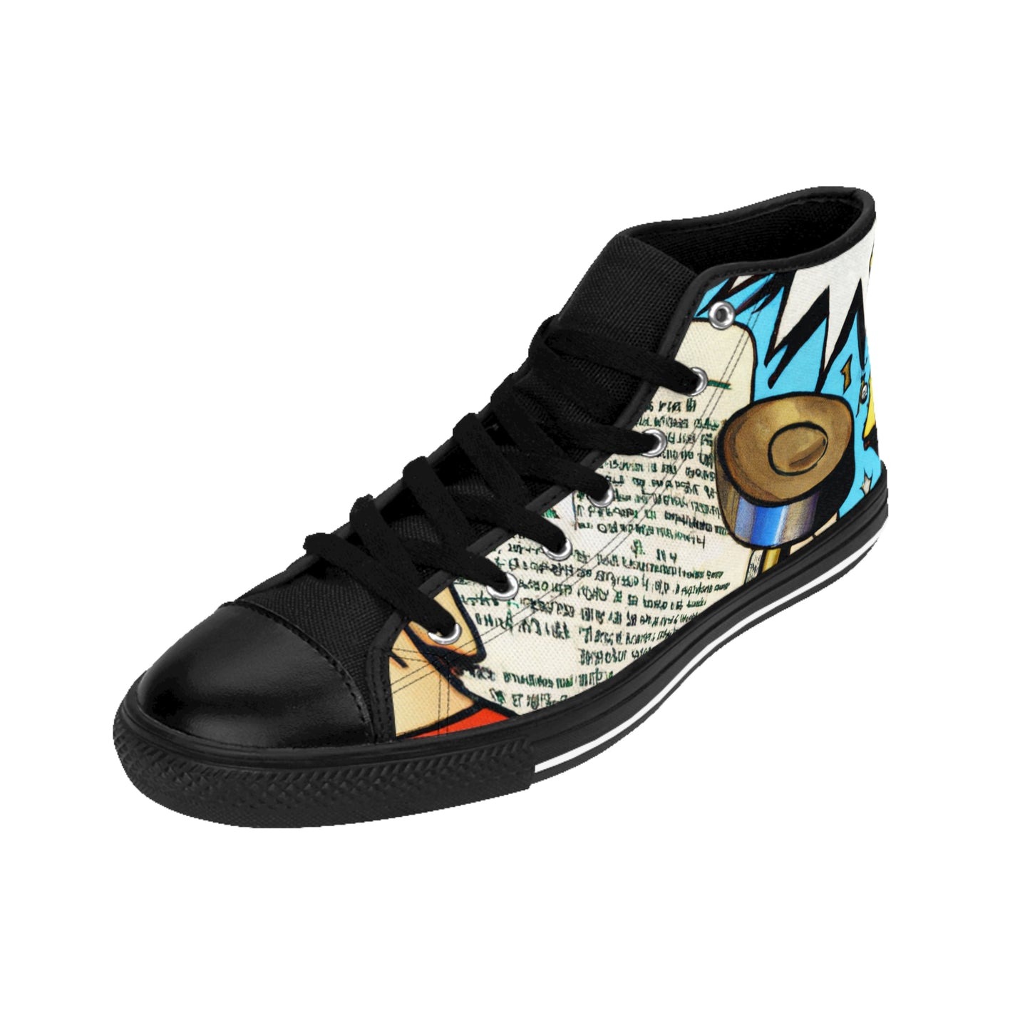 Melvinia the Shoemaker - Comic Book Hi Tops