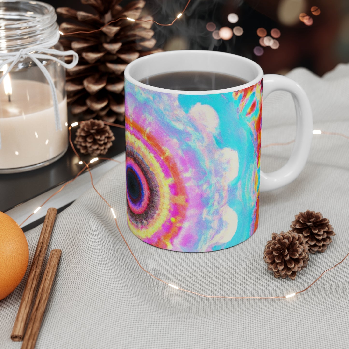 Joey's Java - Psychedelic Coffee Cup Mug 11 Ounce