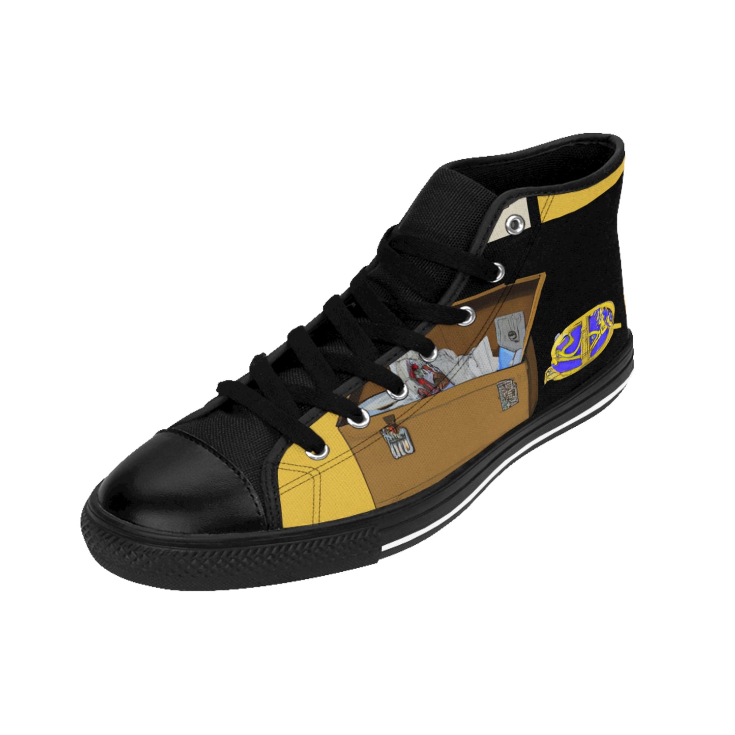 Calvin the Cobbler - Comic Book Hi Tops