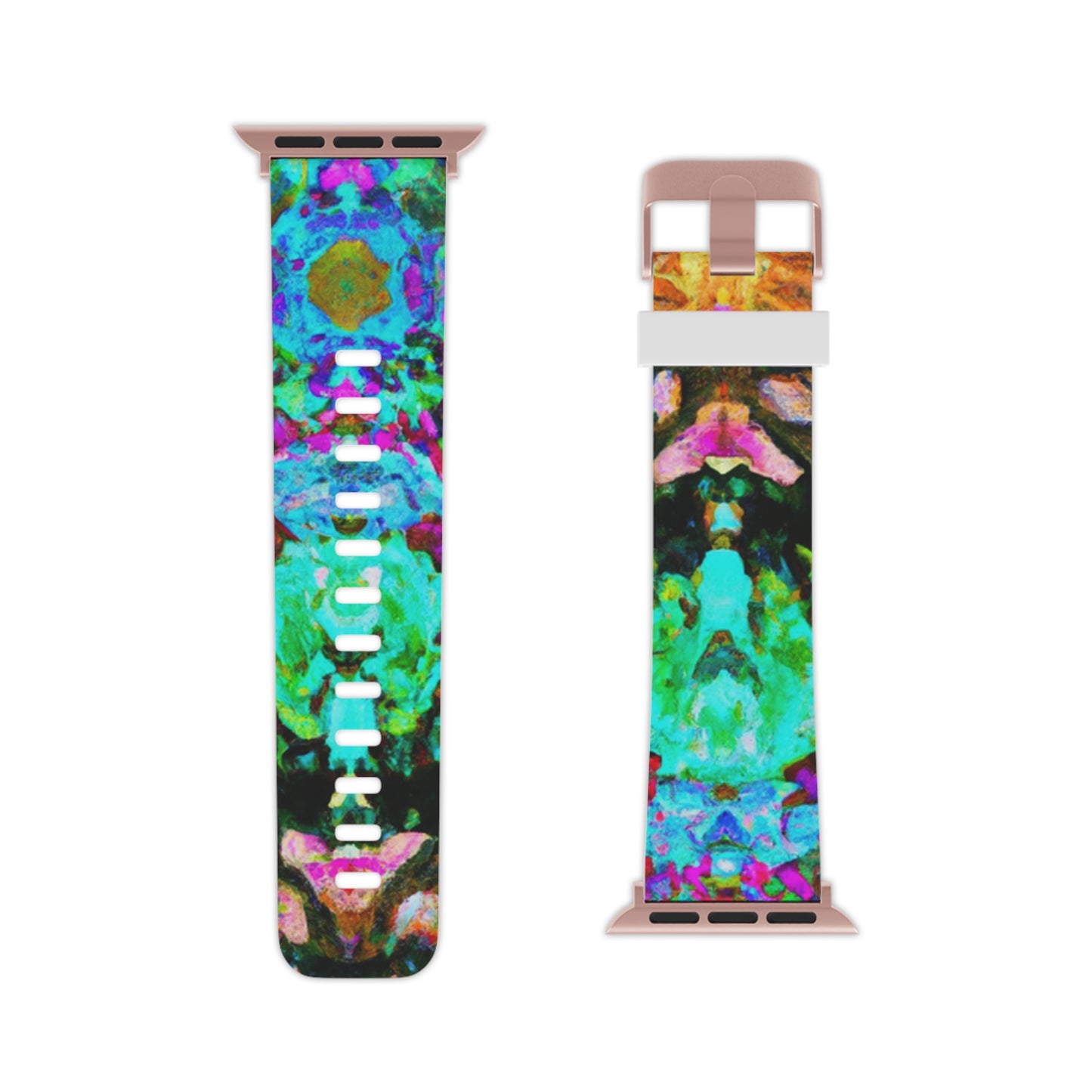 Nelson Glenfilded - Trippy Hippy Boho Psychedelic Apple Wrist Watch Band