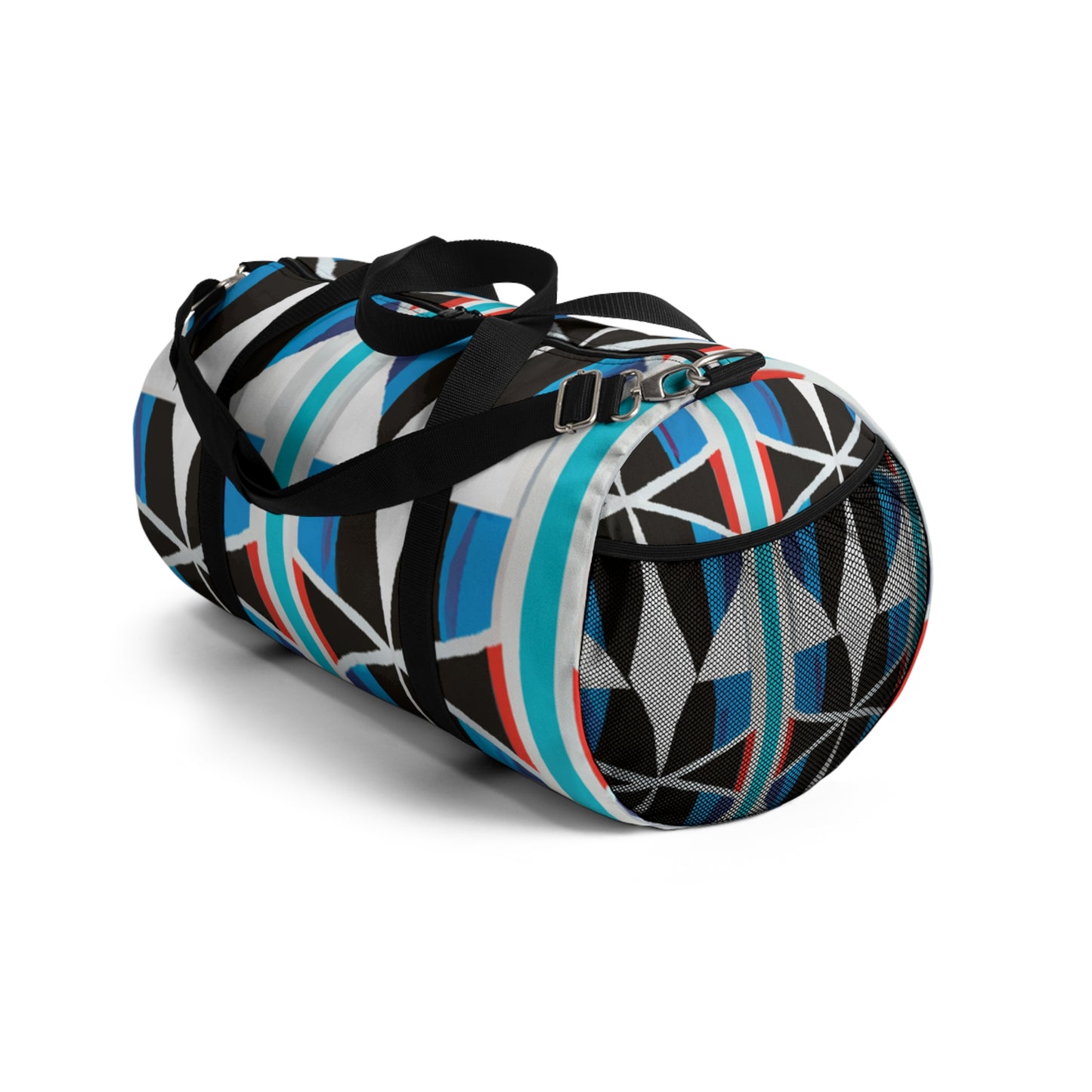 Frieda Schroeder - Geometric Pattern Duffel Travel Gym Luggage Bag