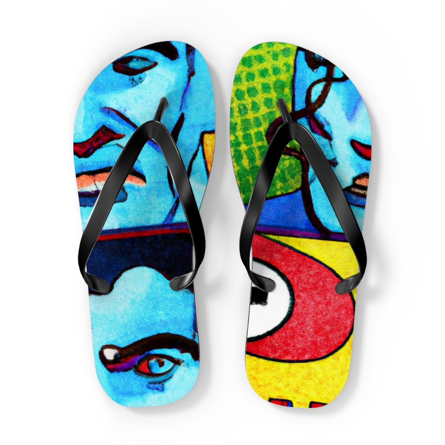 Dark Demigod Crusader - Comics Collector Flip Flop Beach Sandals