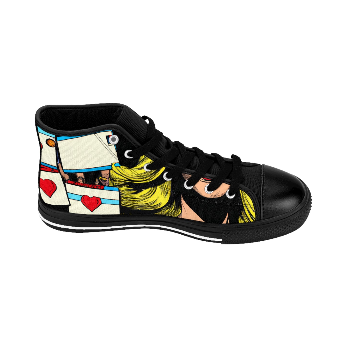 Sir Emanuell de la Suede - Comic Book Hi Tops