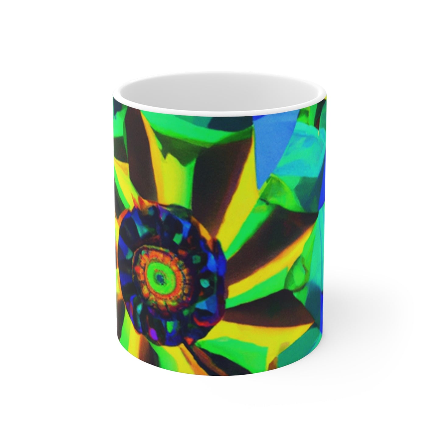 Horace's Homebrew Specialty Coffee - Psychedelic Coffee Cup Mug 11 Ounce