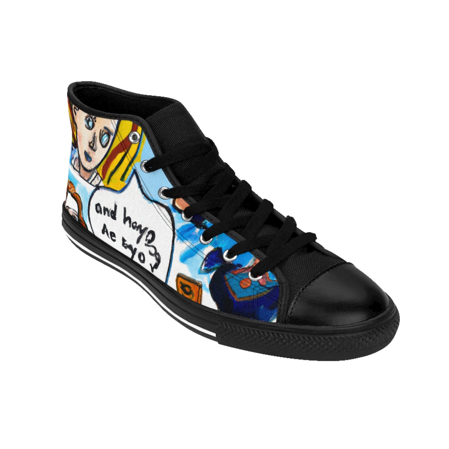 Gannet the Shoemaker - Comic Book Hi Tops