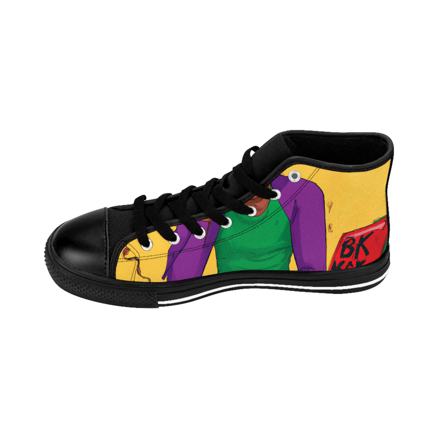 Saffrona de Borrelli - Comic Book Hi Tops