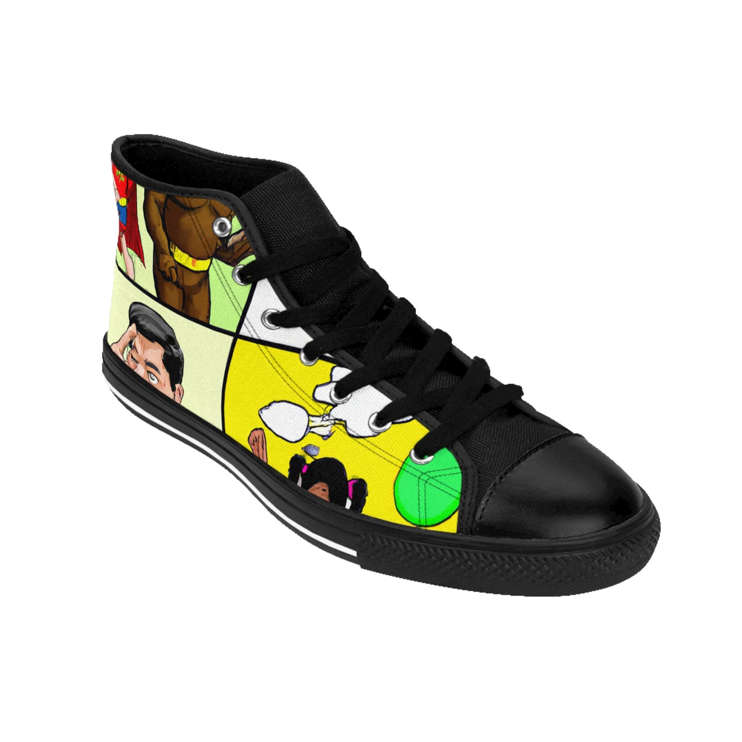 .

Rofeyya de Luca - Comic Book Hi Tops