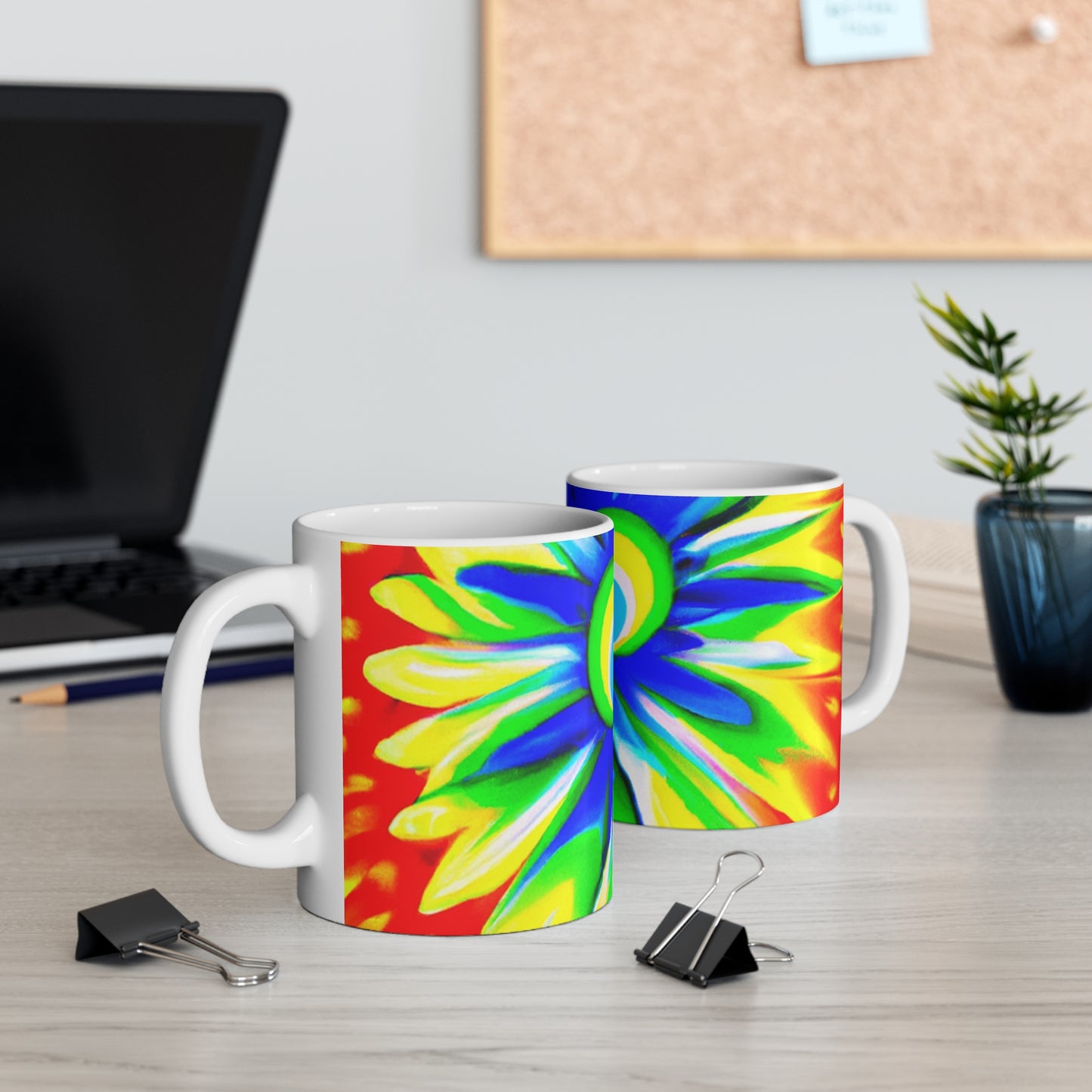 Hazel Java - Psychedelic Coffee Cup Mug 11 Ounce