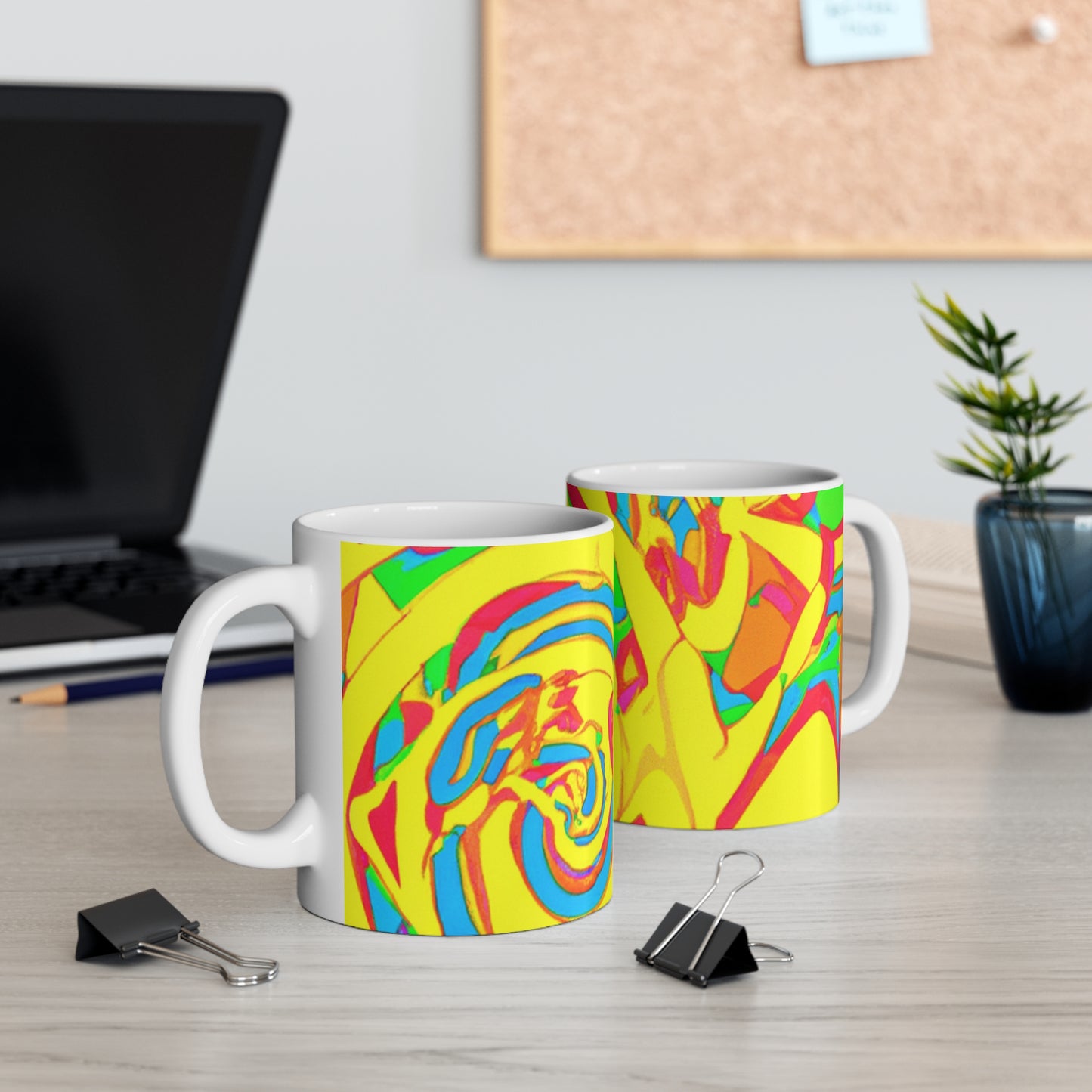 Maxwell's Roast - Psychedelic Coffee Cup Mug 11 Ounce