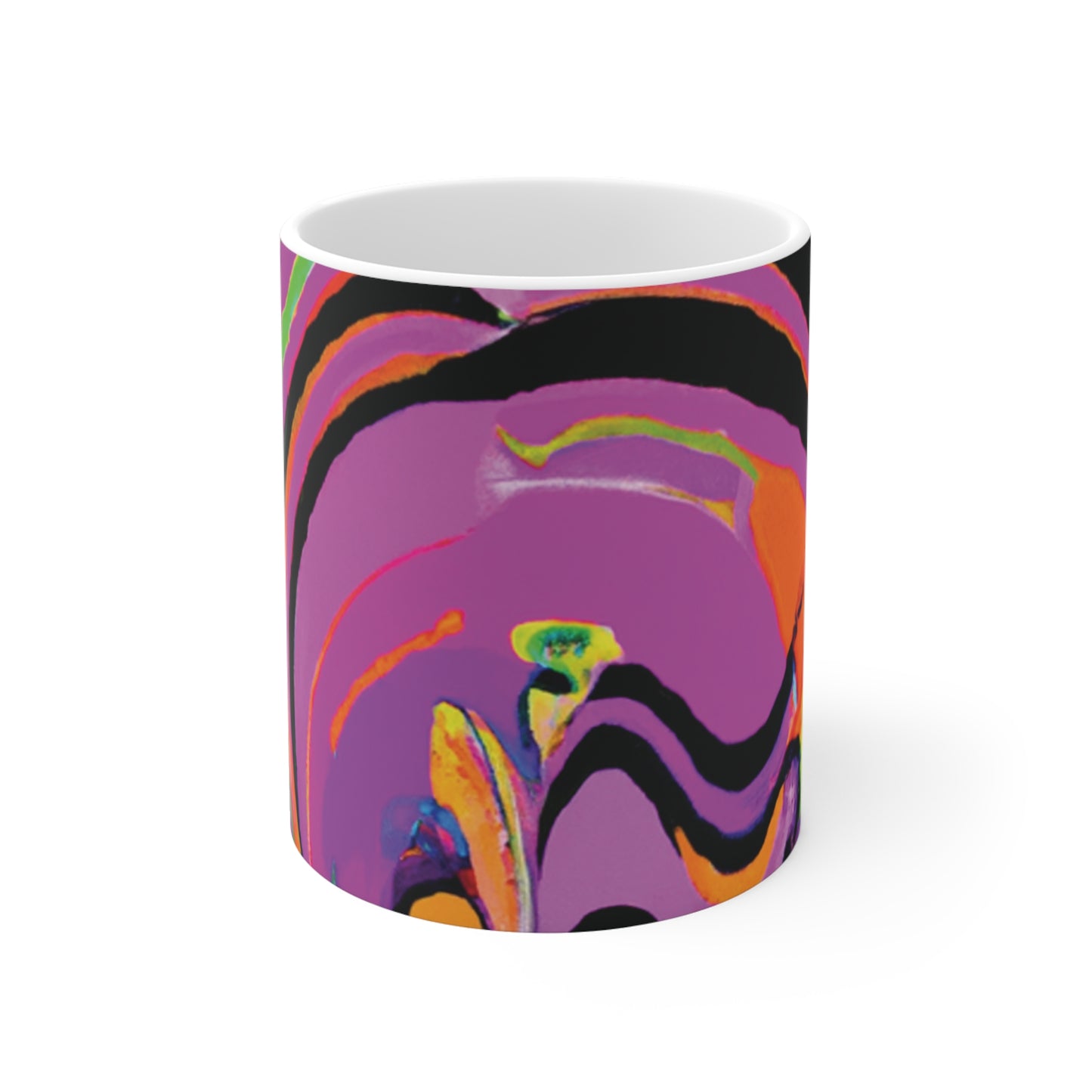 Joe's Java - Psychedelic Coffee Cup Mug 11 Ounce