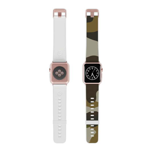 Esther Wintersmith, watchmaker - Camouflage Apple Wrist Watch Band