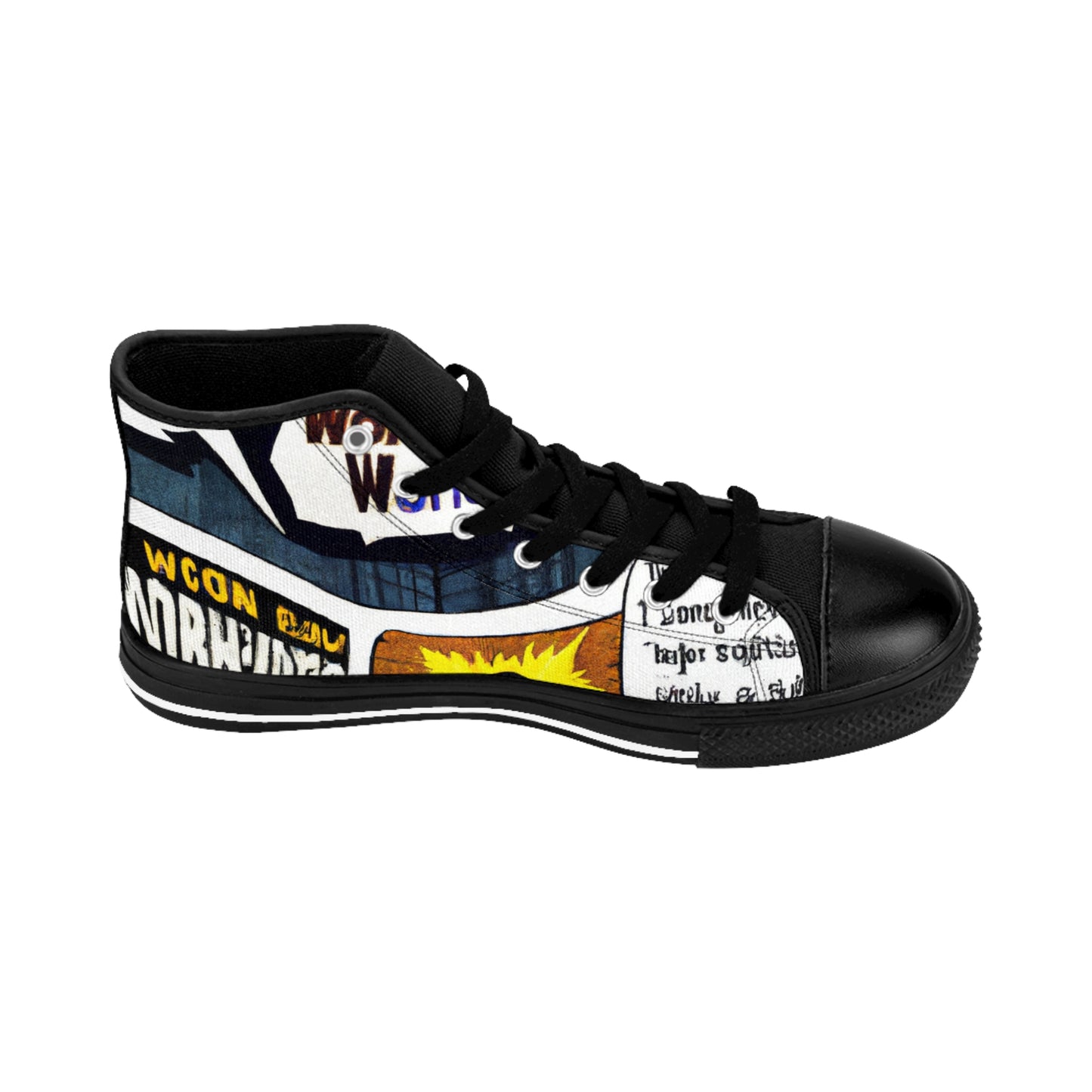 Giles de Montforte - Comic Book Hi Tops