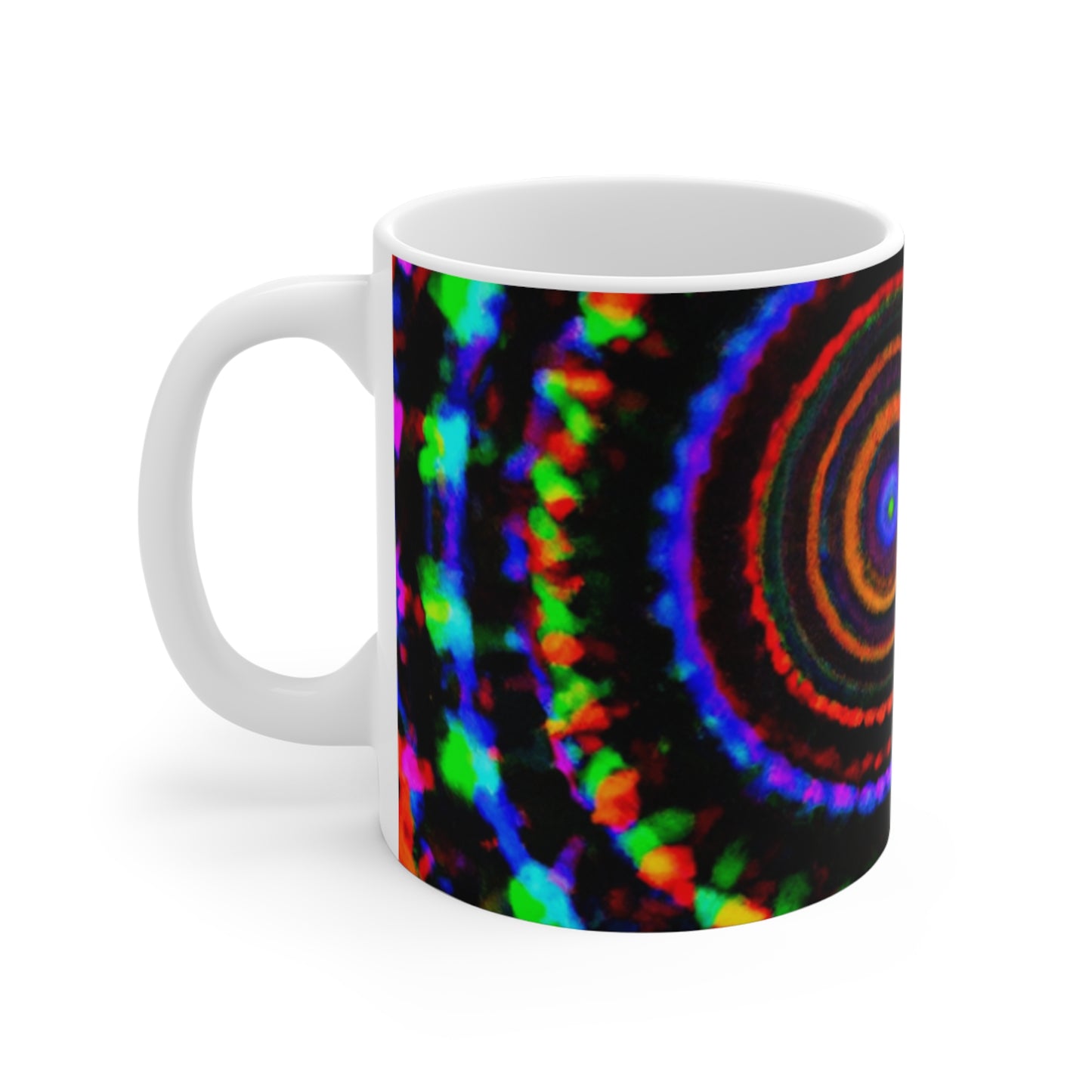 .

Paula's Perk-O-Brew - Psychedelic Coffee Cup Mug 11 Ounce