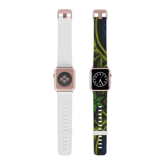 Emilio Vittoretti - Trippy Hippy Boho Psychedelic Apple Wrist Watch Band