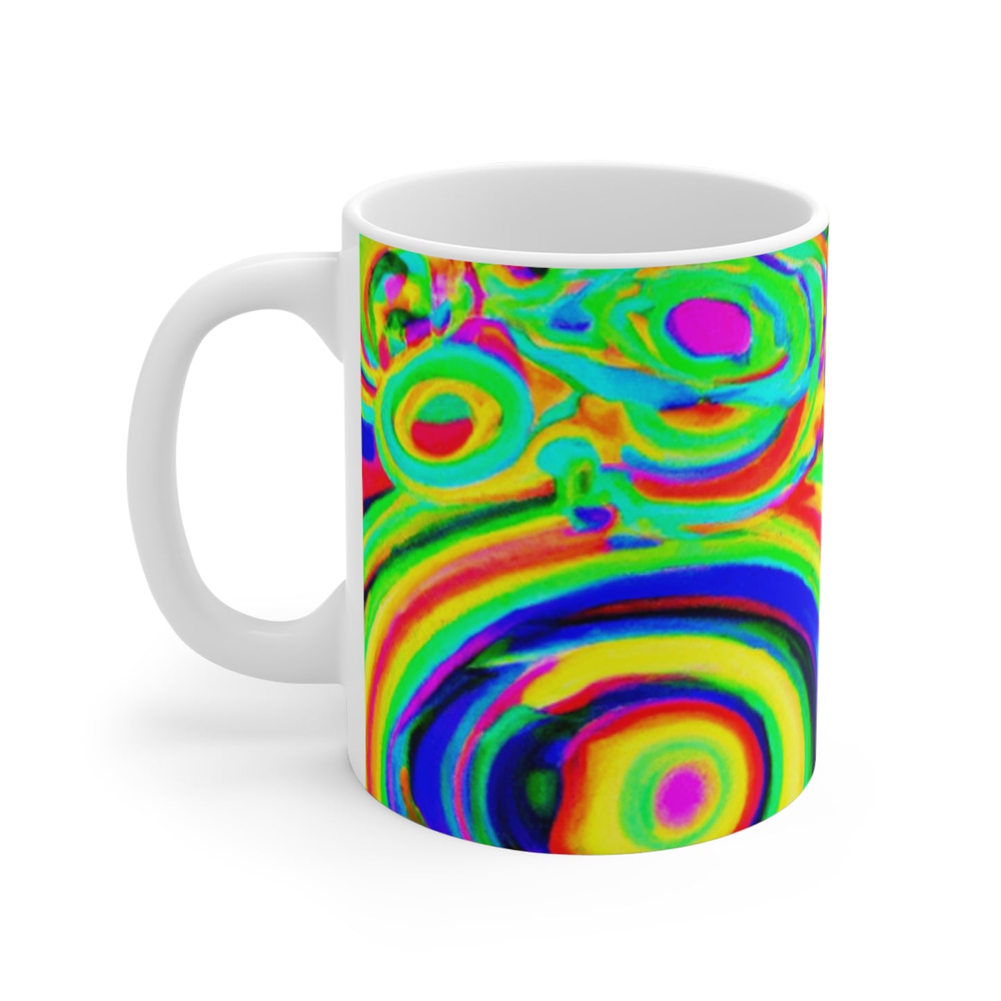 Java Joe's - Psychedelic Coffee Cup Mug 11 Ounce