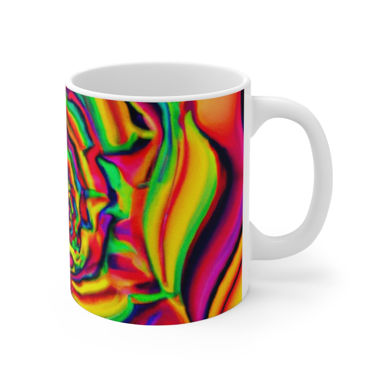 Juniper Joe's Java - Psychedelic Coffee Cup Mug 11 Ounce