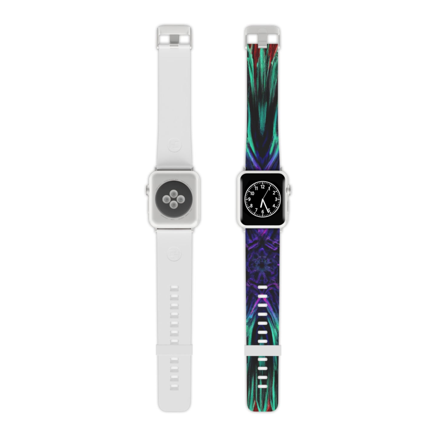 Henry or Henrietta Hurlburt - Trippy Hippy Boho Psychedelic Apple Wrist Watch Band