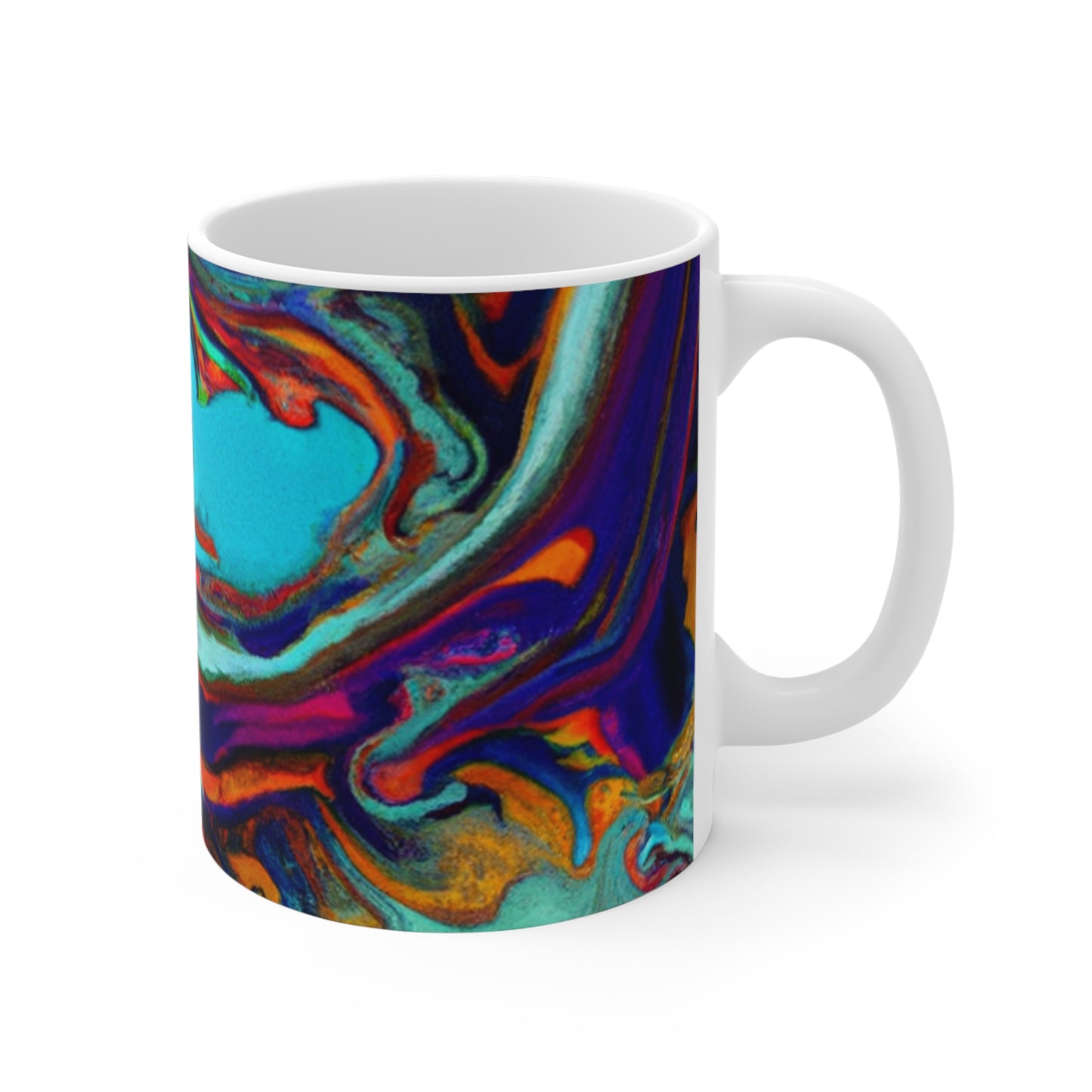 BrewMaster Bob - Psychedelic Coffee Cup Mug 11 Ounce