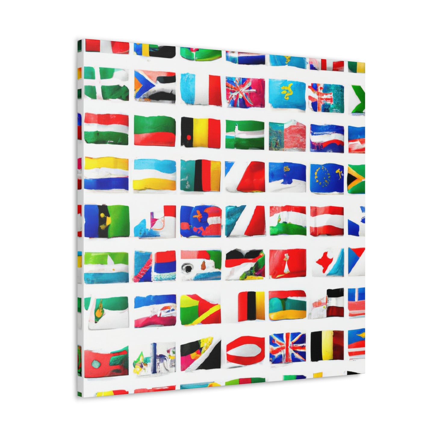 Emma Curttiss, Flag Designer - Flags Of The World Canvas Wall Art