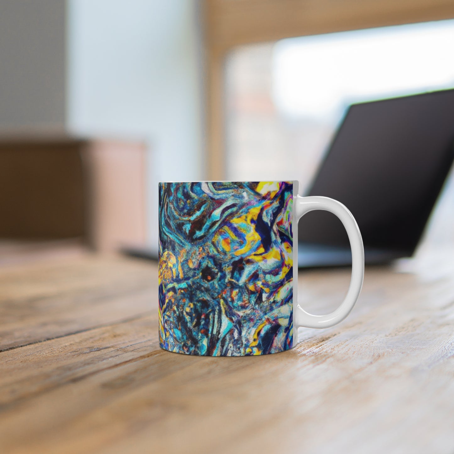 Java Joe's. - Psychedelic Coffee Cup Mug 11 Ounce