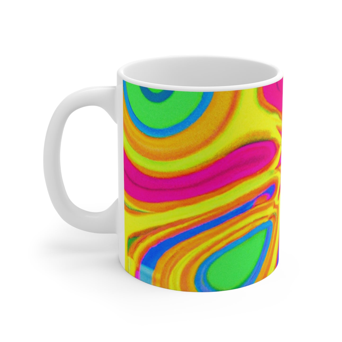 Mable's Mellow Java - Psychedelic Coffee Cup Mug 11 Ounce