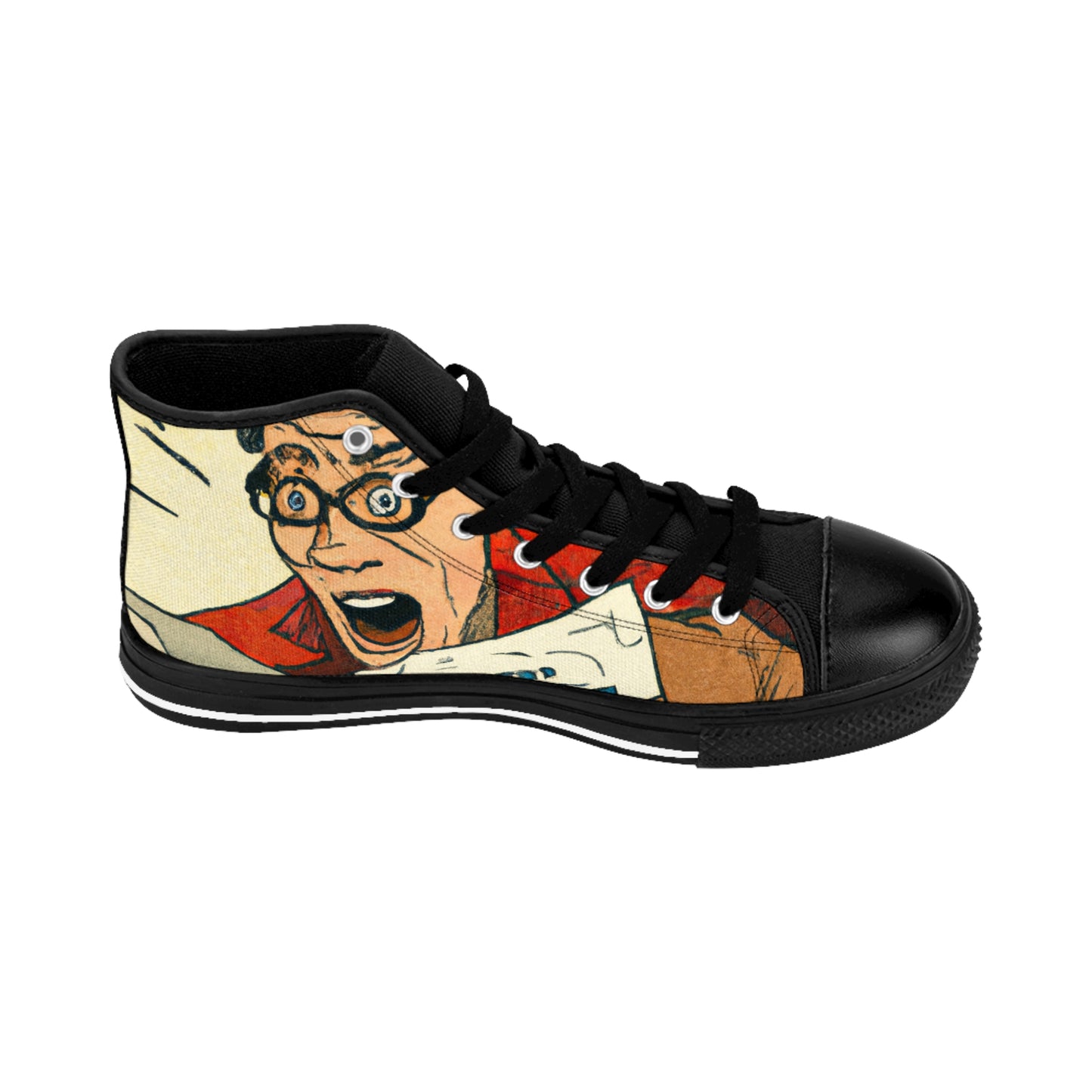 Sir Sydney Shadsworth - Comic Book Hi Tops